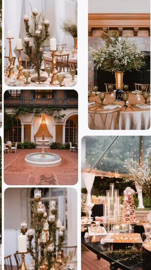Instagram reel — Candlelit tablescape · Reception